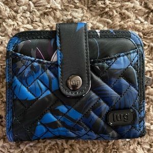 lug Minuet Wallet - Botanical Black